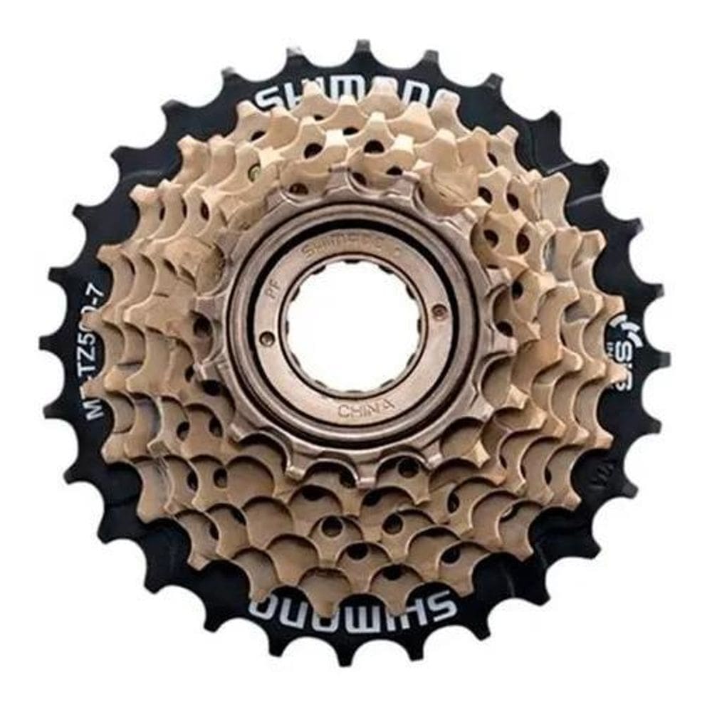 2X Catraca Roda Livre 7V Rosca Tz-21 Shimano 14/28 Dentes