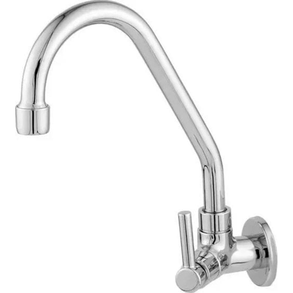 2X Torneira Bica Móvel De Cozinha Parede Alavanca 1/4 Acabam