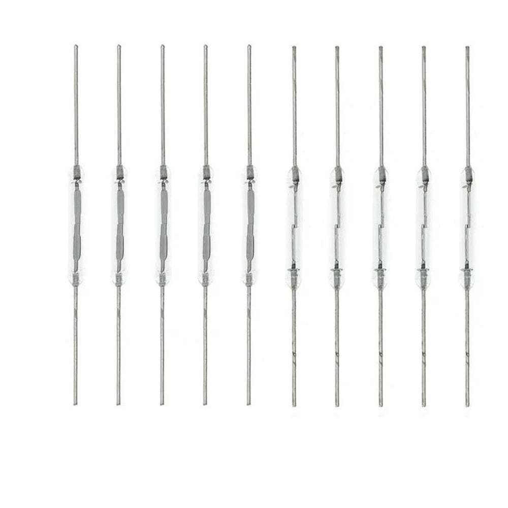 2X Reed Switch 2X14 No Na 10 Peças Eletrônica Arduino Magnet
