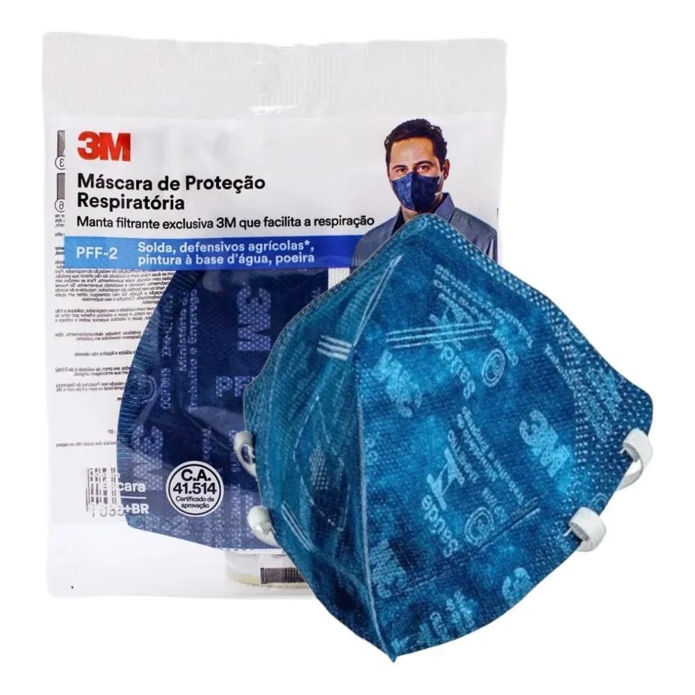 2X Kit 10 Máscaras Respiratórias 3M 9820 Br Pff2/N95 C/