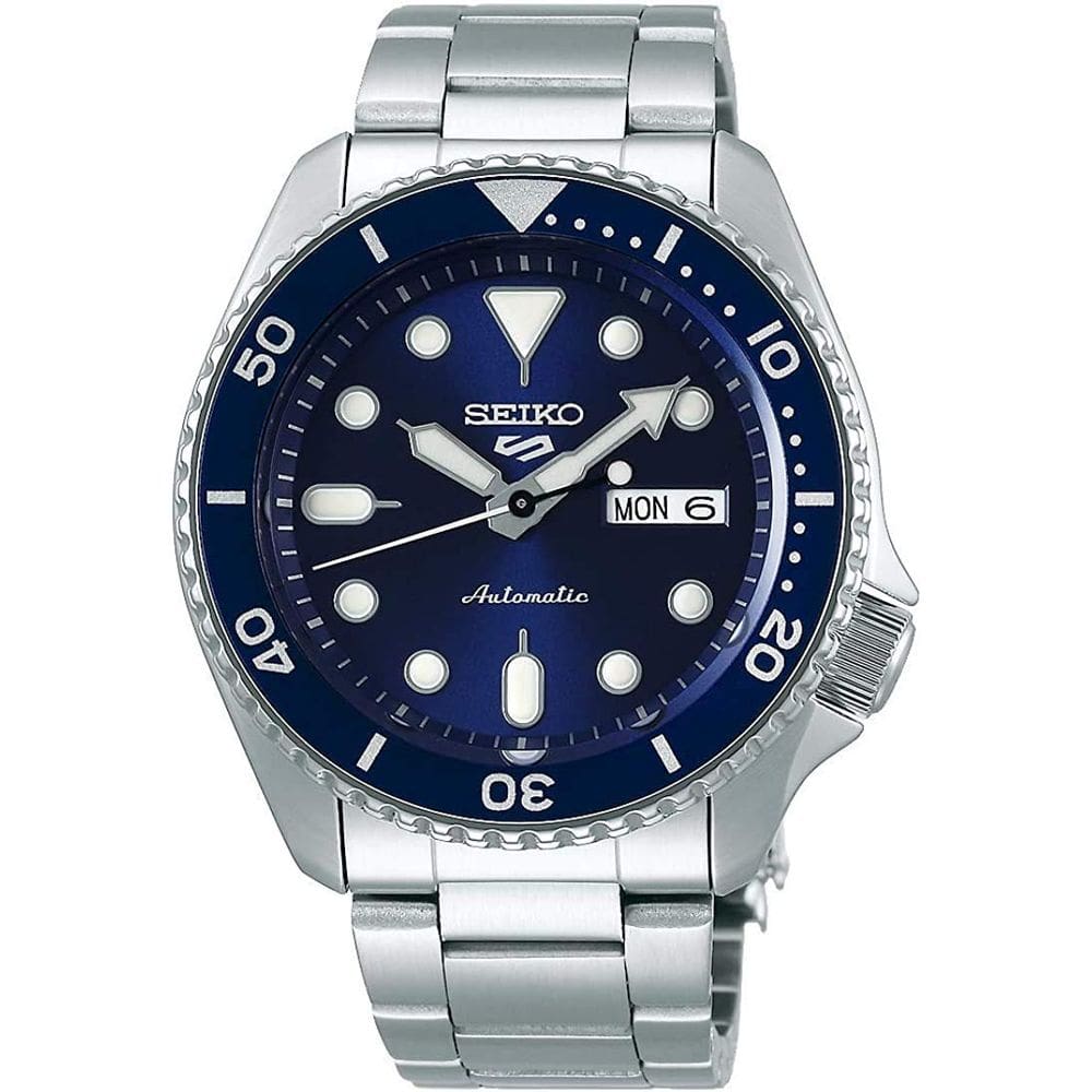 Relógio Seiko 5 Sports SRPD51 para homens em aço inoxidável 42,5 mm
