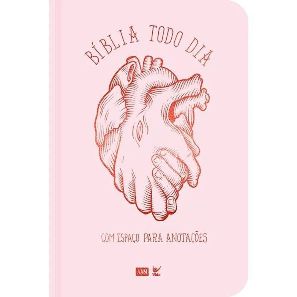 Bíblia Devocional Todo Dia E Espaço Para Anotações Rosa Cora