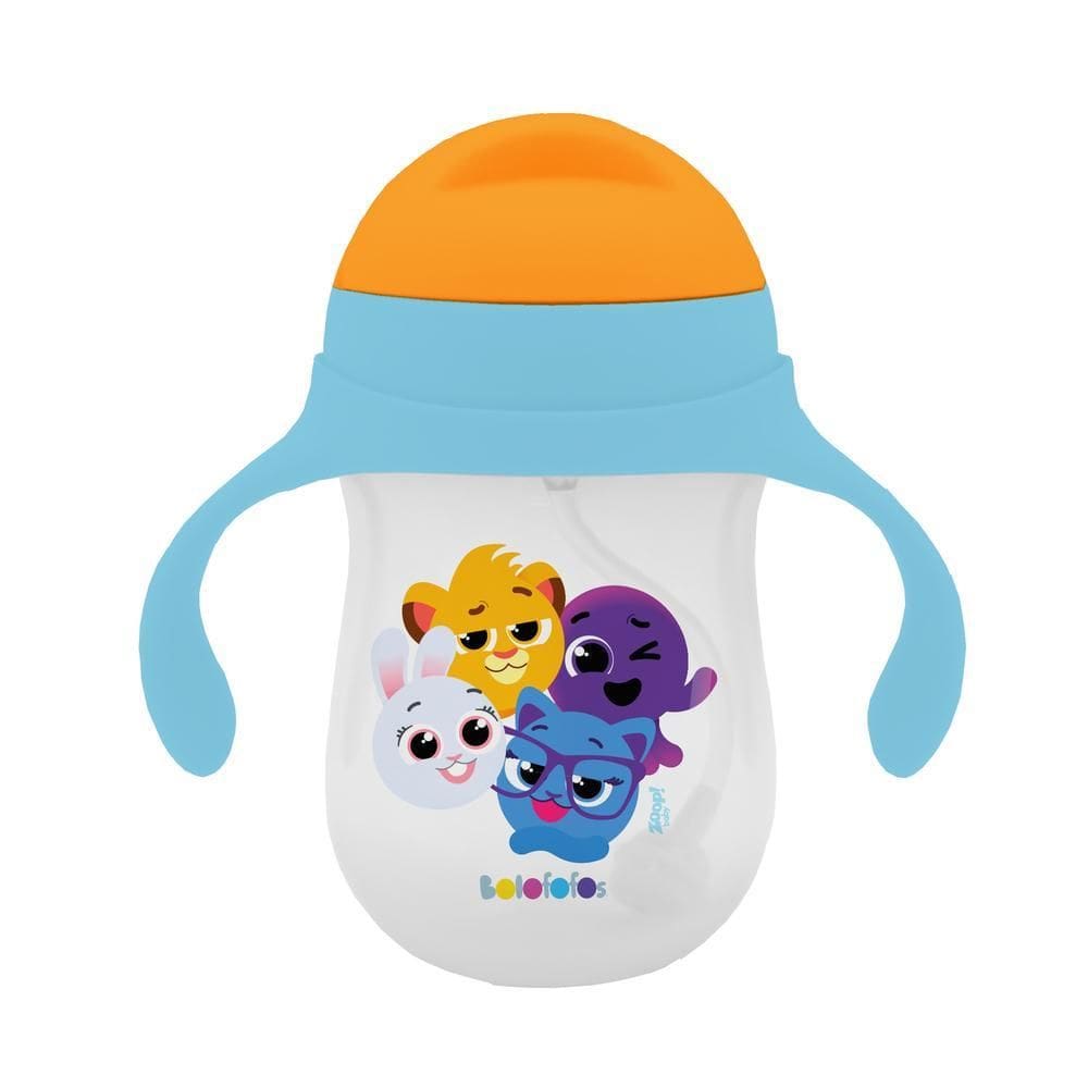 Copo Treinamento Com Alças 360Ml Azul Bolofofos - Zoop Toys