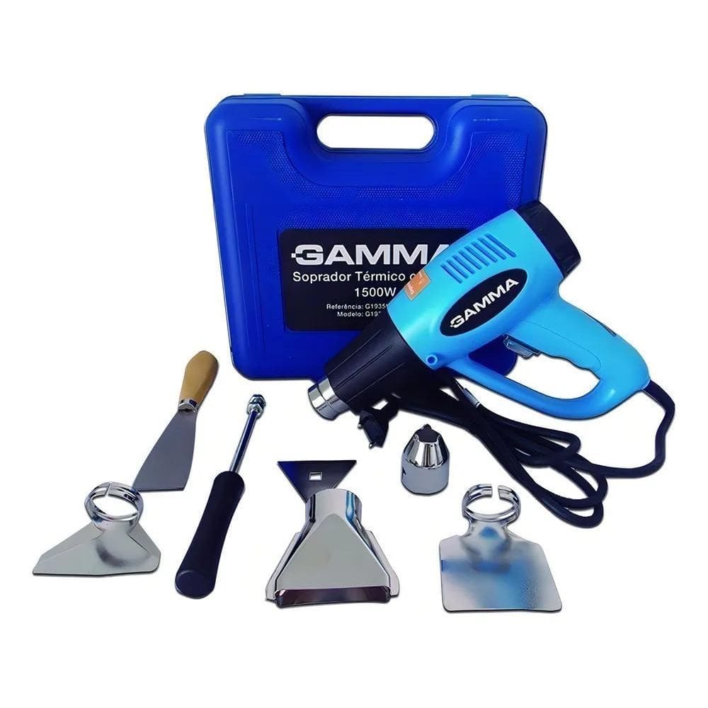 2X Soprador Térmico Profissional 300-550 Com 4 Bicos + Espat