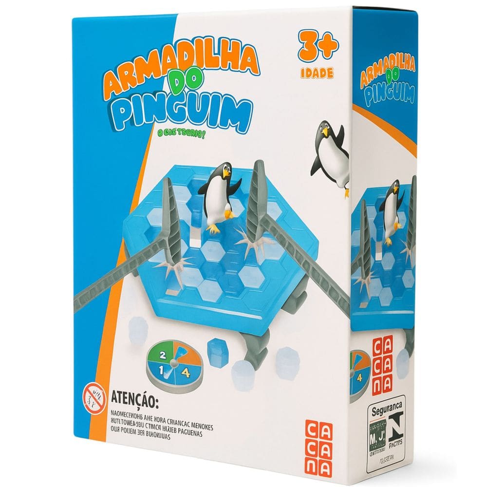 Mini Jogo Quebra Gelo Armadilha do Pinguim - Coluna