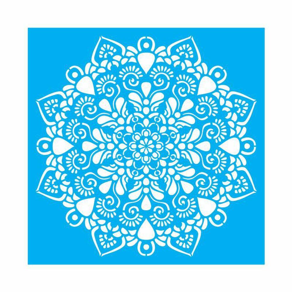 Stencil Tamako Mandala - 30X30Cm - Ref 9501