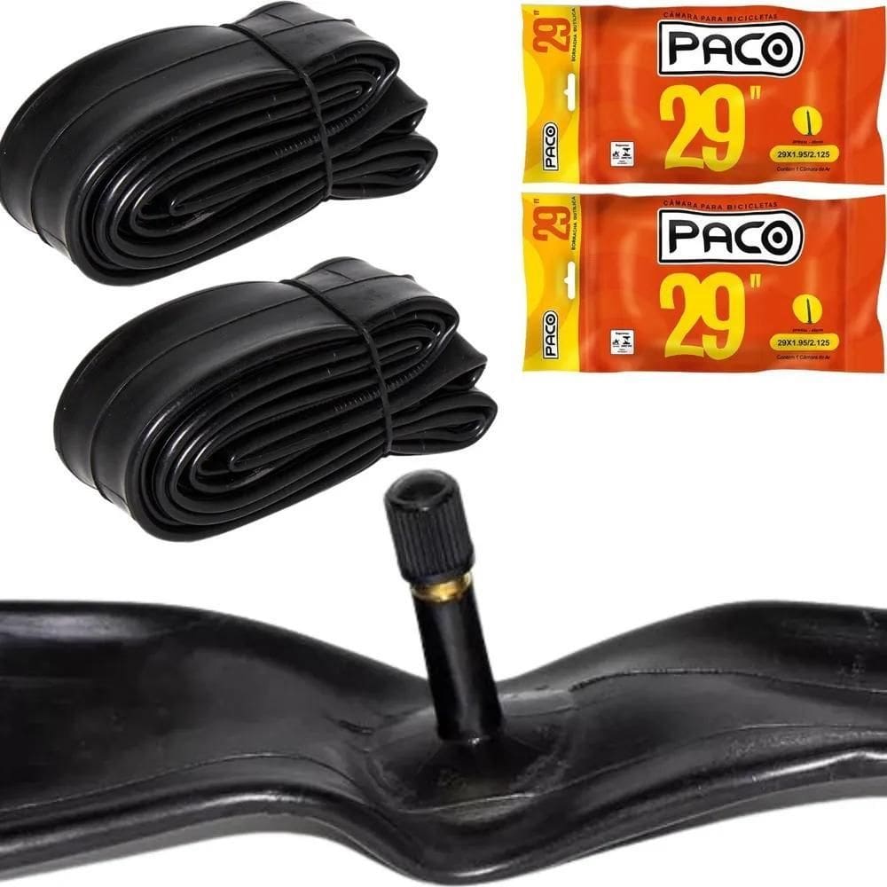 2X Par Câmara De Ar Mtb Aro 29 Bico Grosso 48Mm  Com