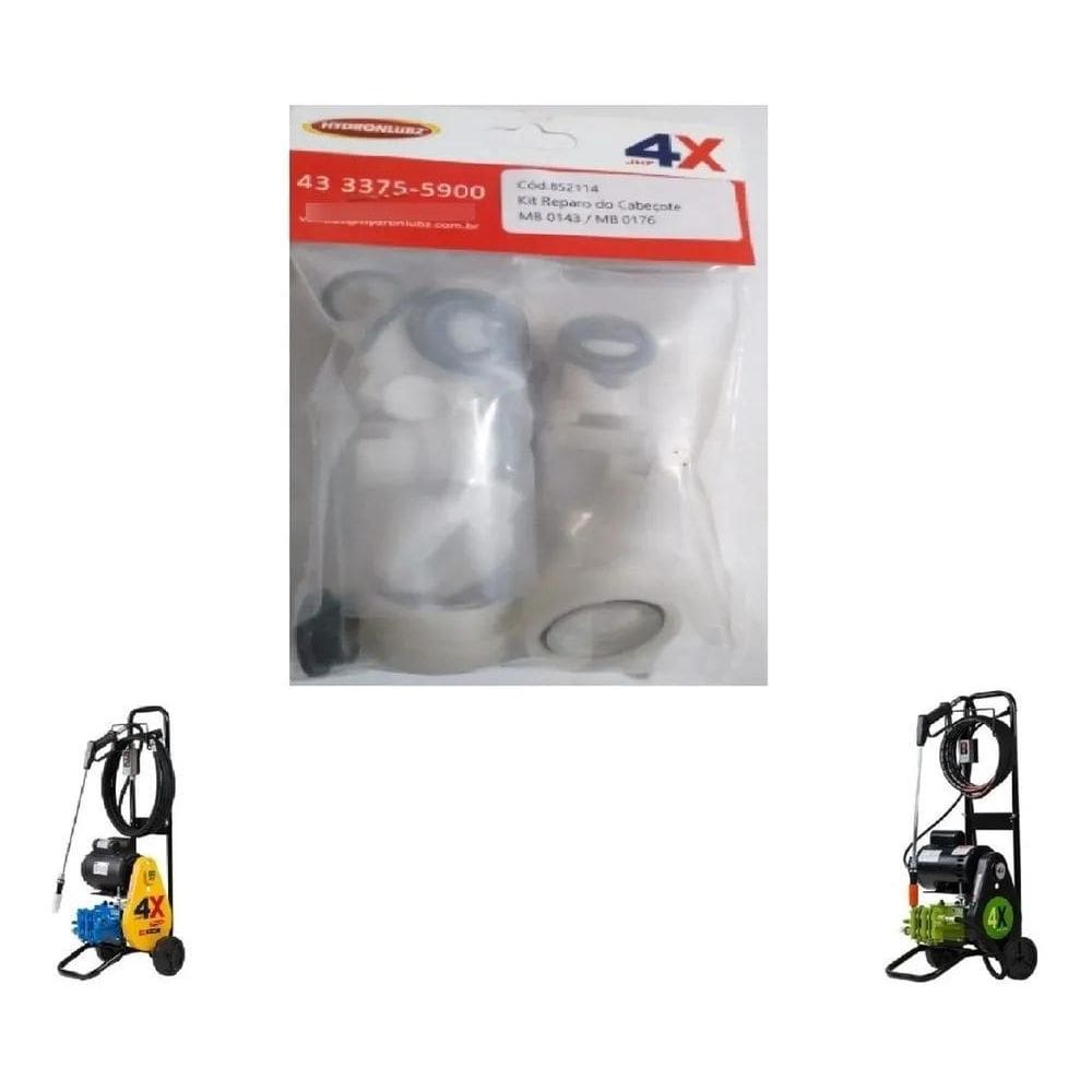 Kit De Reparo Do Cabeçote Lavadora Jhf 4X Mb 0143 Mb 0176