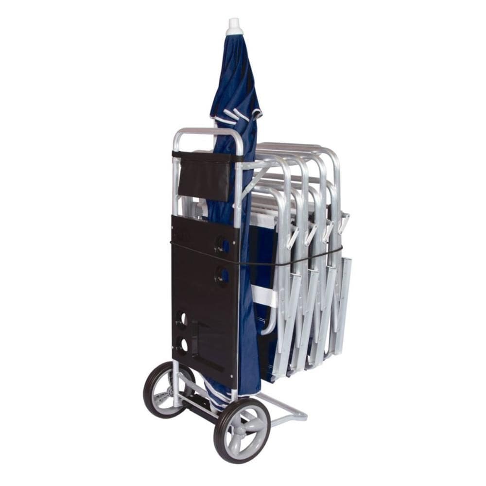 Carrinho de Praia Mesa Cadeiras Guarda-Sol 15 kg Mor