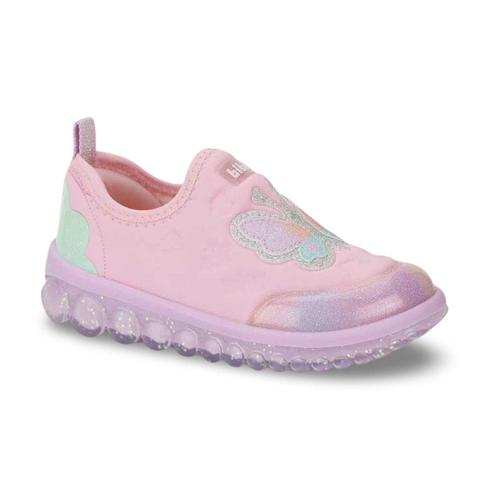 Tênis Infantil Menina Bibi Roller 2.0 Rosa Aplique de Borboleta