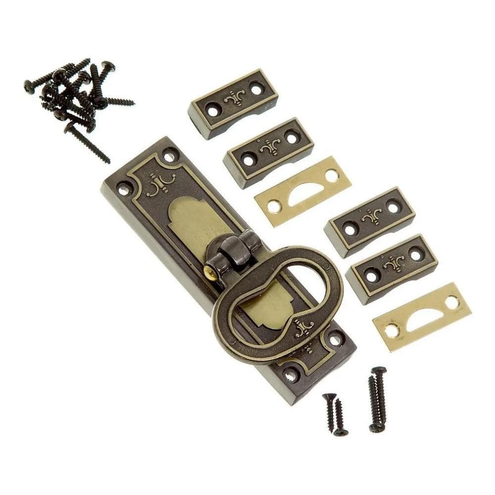 2X Trinco Cremona P Porta E Janela Veneziana Colonial União