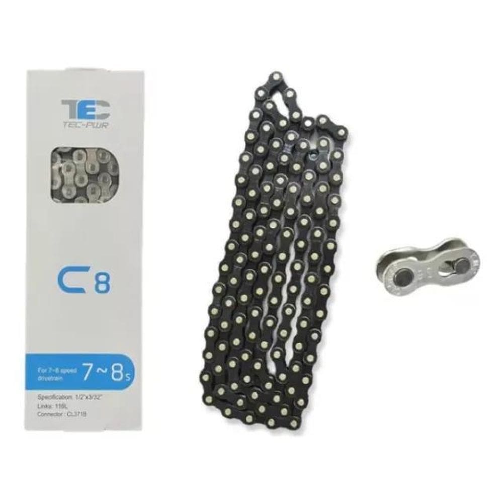 2X Corrente Tec 7V Ou 8V Index Compativel Shimano Sram Kmc