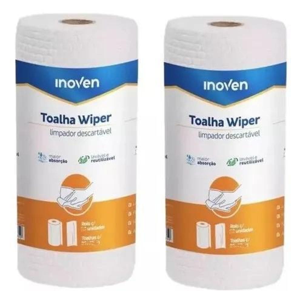 Toalha Descartável Para Manicure - 20X23Cm Picotado 2 Rolos