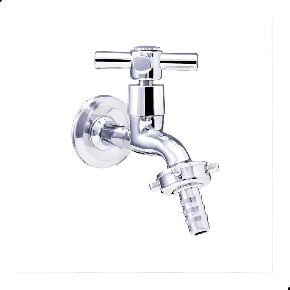 2X Torneira De Tanque / Jardim Luxo De Volta 100% Metal C-