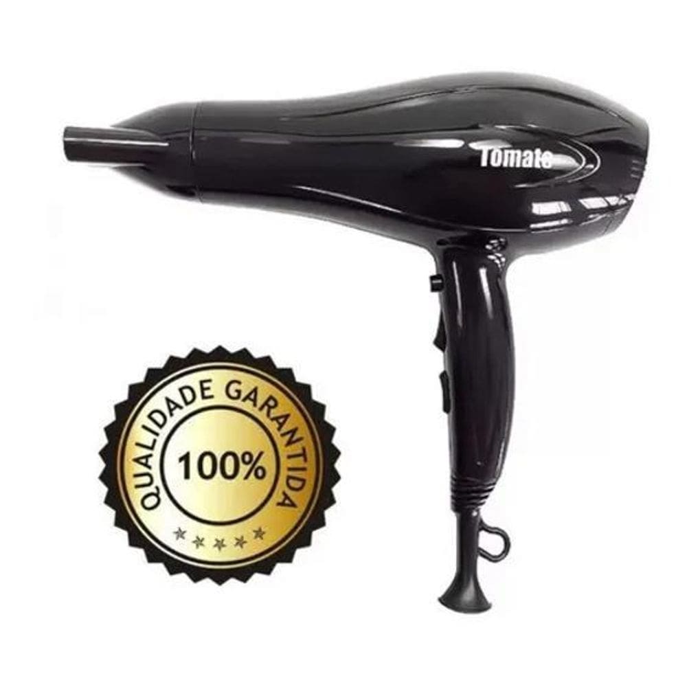 Secador Cabelo Profissional 2000W Mse 2600B Tomate Cor Preto