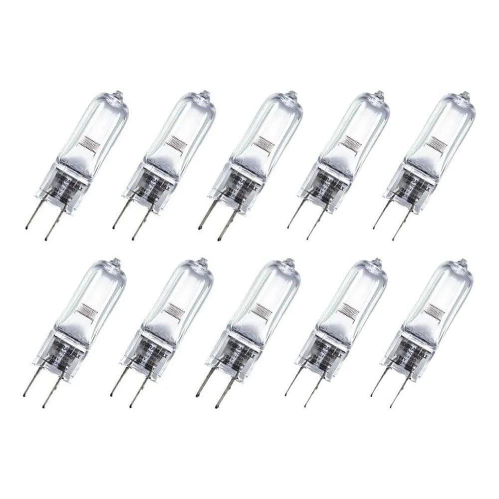 2X Kit 10 Lâmpada Coifa Bipino Capsula Halogena G4 12V 20W K