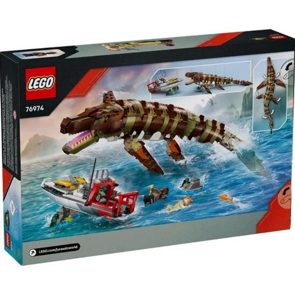 Jurassic World Missão Do Barco Mosasaurus Lego 76974
