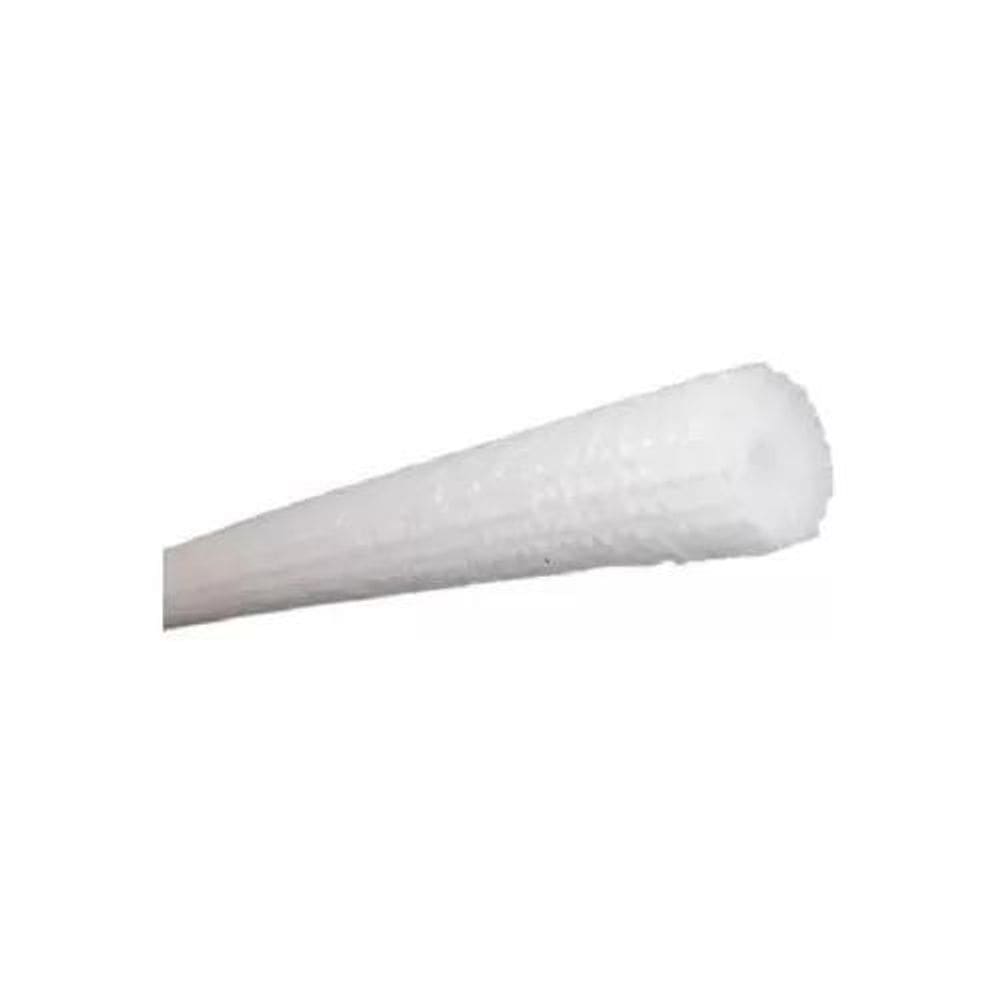 2X Tubo Isolante Esponjoso Blindado Branco 1/4 Cobre Ar Cond