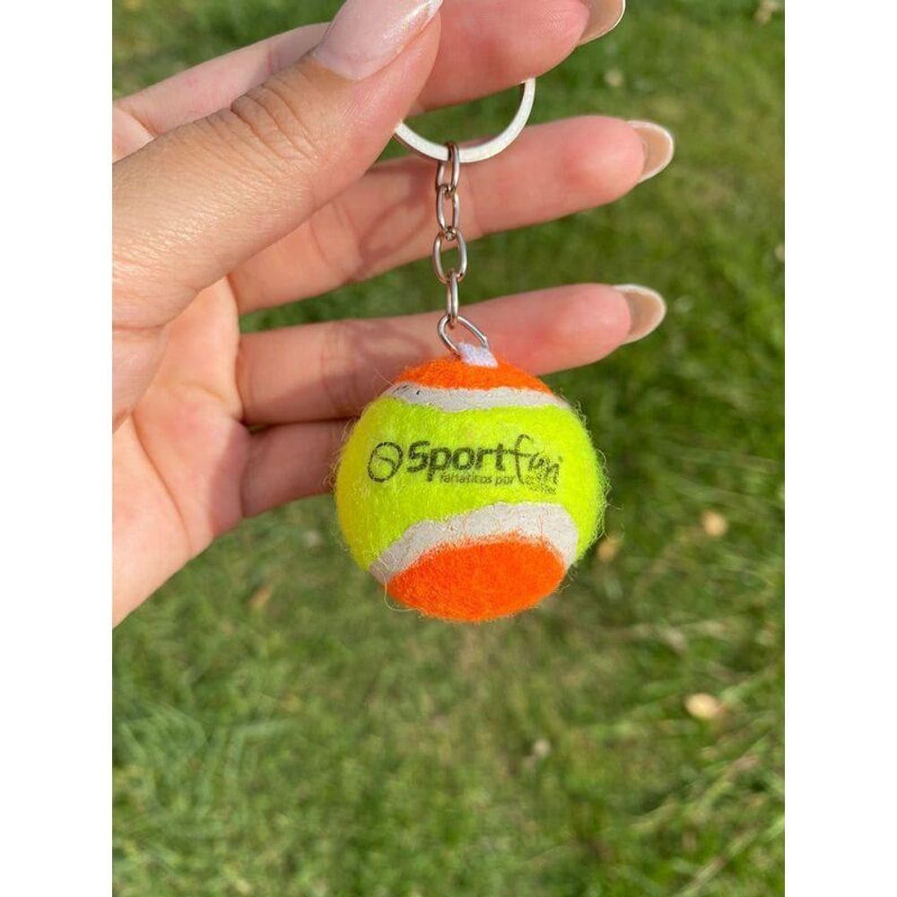 Chaveiro Sportfan Bolinha de Beach Tennis Laranja