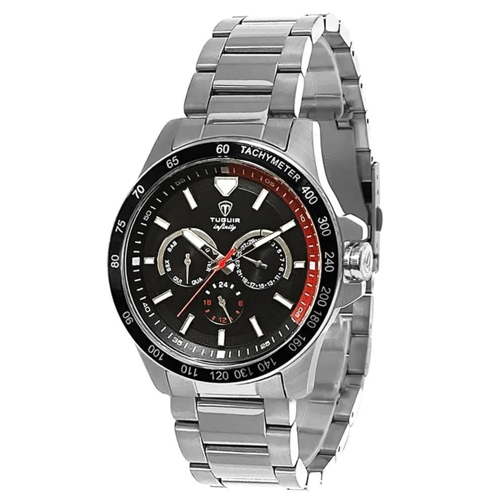 Relógio Tuguir Masculino Ref: 6116B Tgi37023 Multifunção Aço