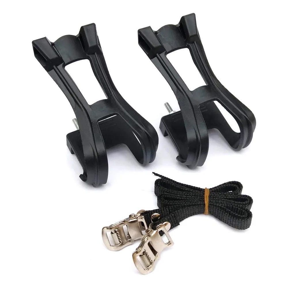 2X Pedaleira Firma Pé Nylon Para Pedal De Bicicleta E Spinni