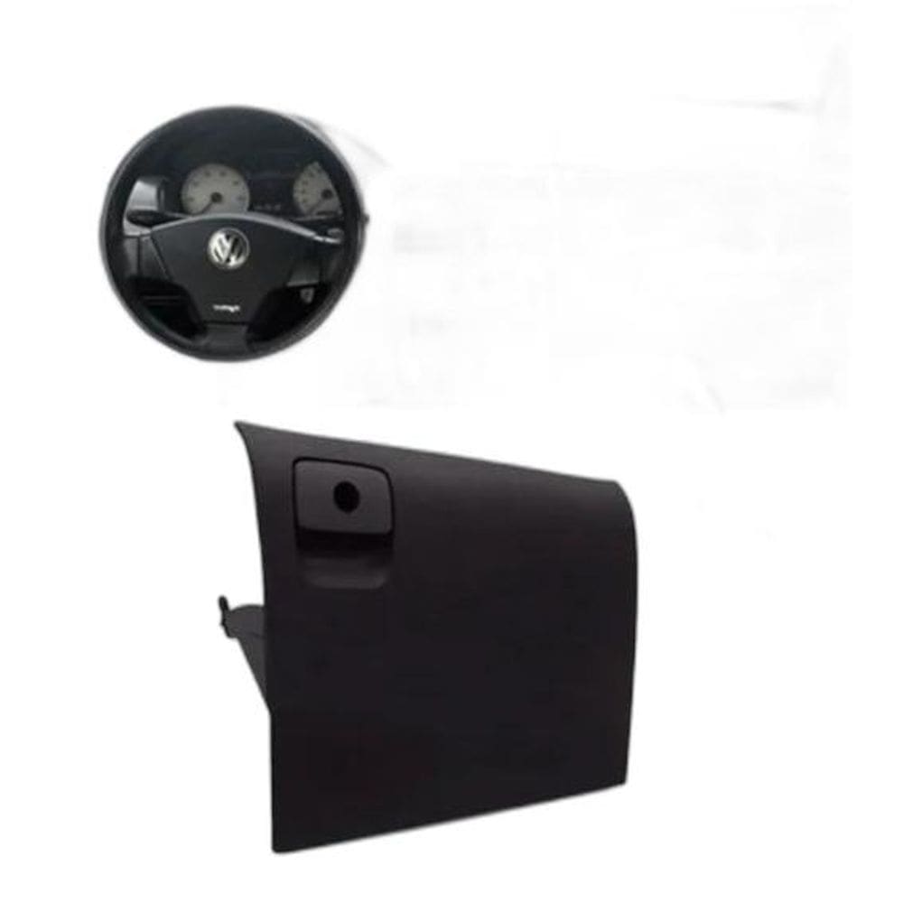 Tampa Porta Luvas Gol Parati Saveiro G3 2000 Á 2005 - Preto