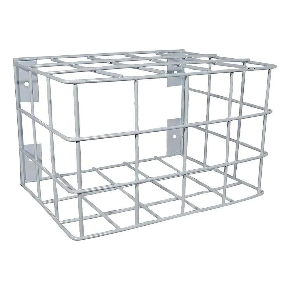 2X Grade De Proteção Tipo Gaiola Branca Quadrada Para Câmera