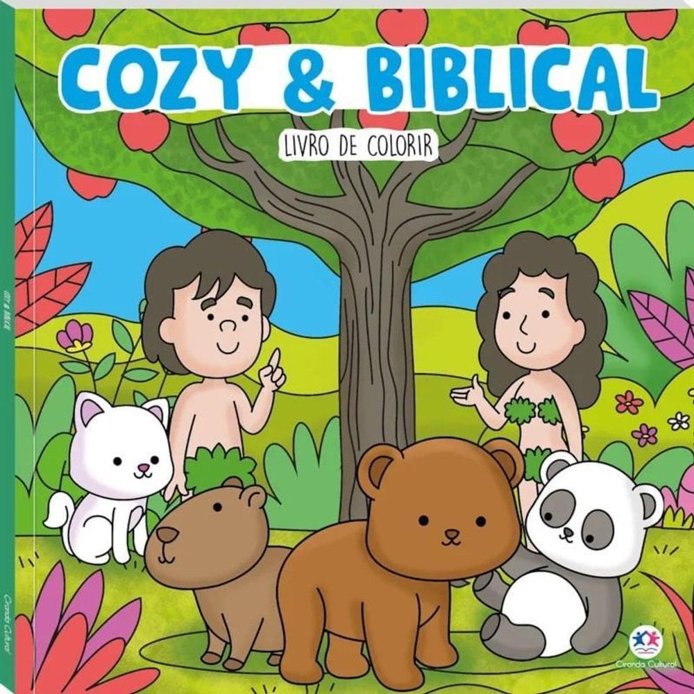 Comfy & Cozy Books - Livro De Colorir - Cozy And Biblical