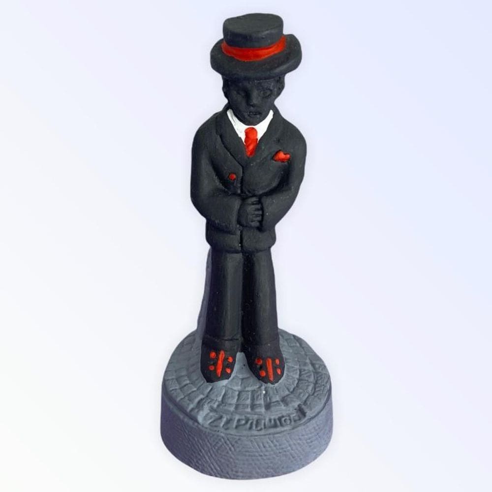 Escultura Zé Pelintra Em Resina 10 Cm - Selecione A Cor