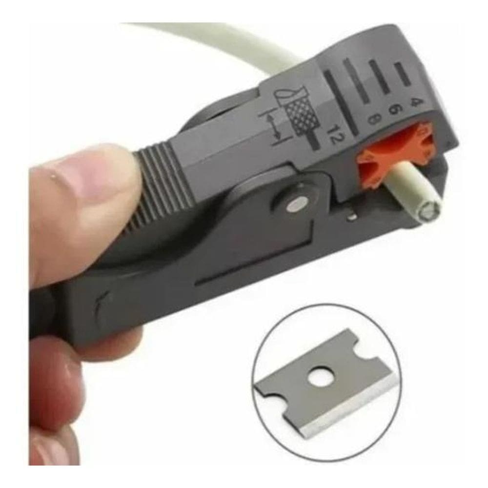 2X Descascador Coaxial Decapador Cabo Fio Utp Rg 58 59/62 3C