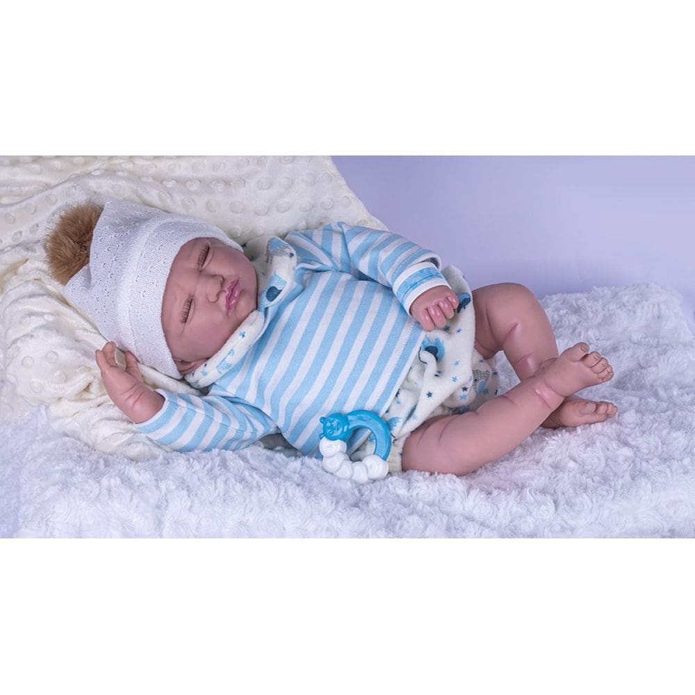 Boneca Classics Bebê Reborn Vinil 44cm Menino 2774 Cotiplás