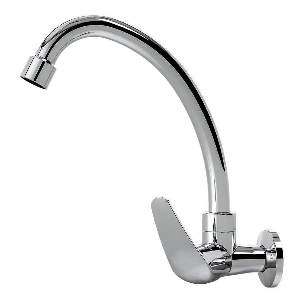 2X Torneira Monoc Abs Pia Cozinha Parede Cromada - 1167 Cor