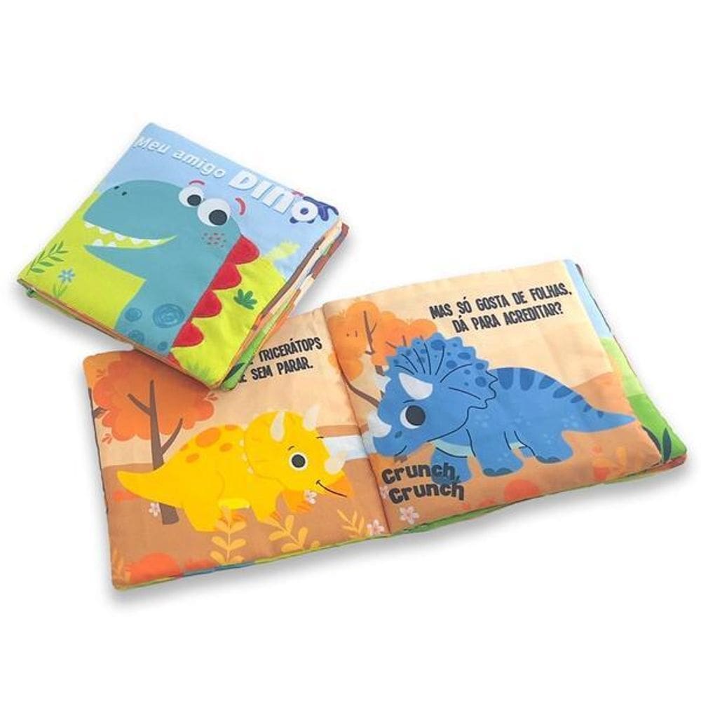 Meu Amigo Dino: Livro de Pano