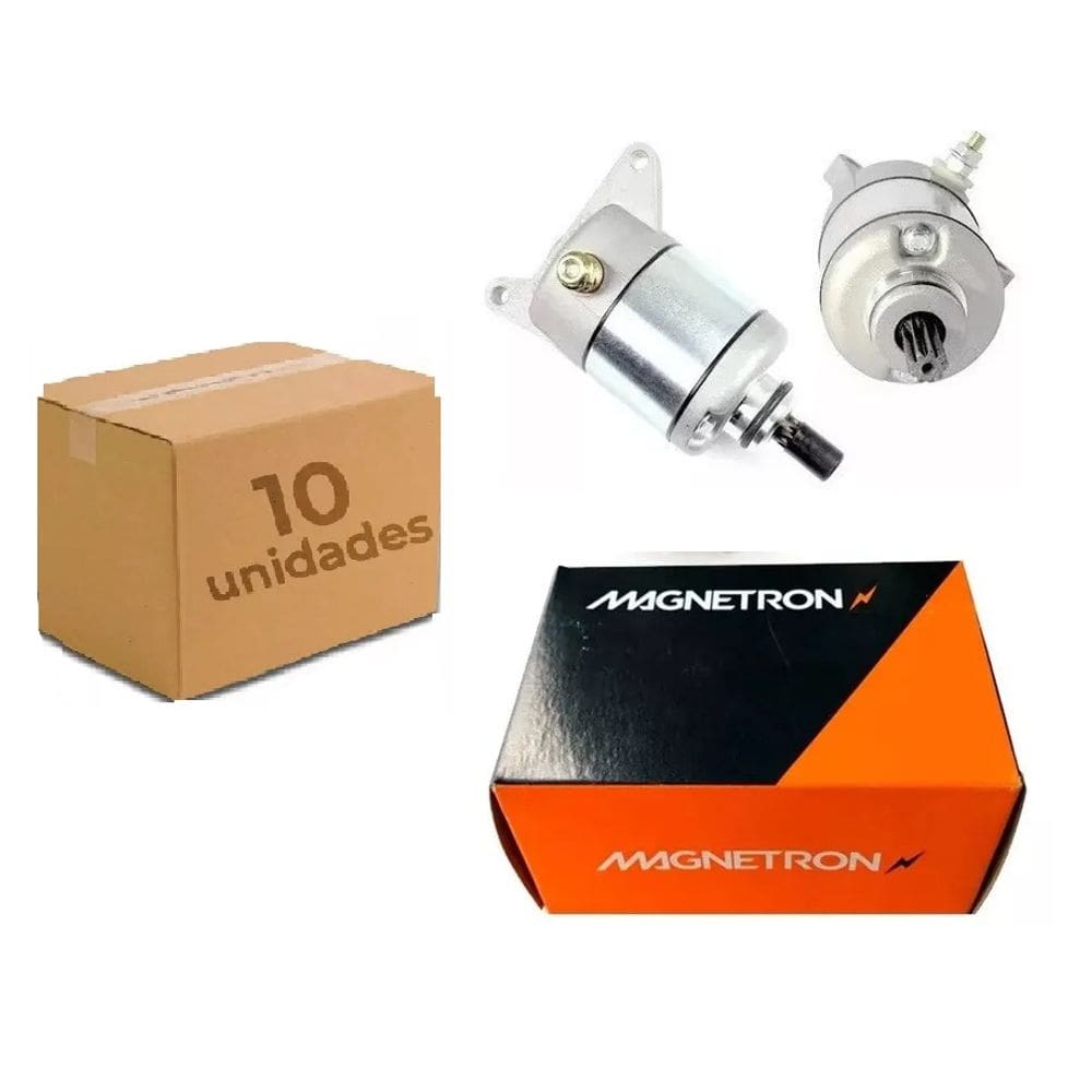 Motor De Partida Honda Cg Titan 150 2005 Es Sport Kit 10 Peças Magnetron