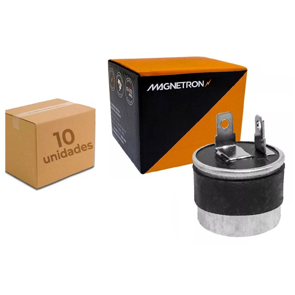 Rele Pisca 12V HONDA CG 125 1976 ATE 1989 Redondo 2 Terminais KIT 10 PEÇAS MAGNETRON