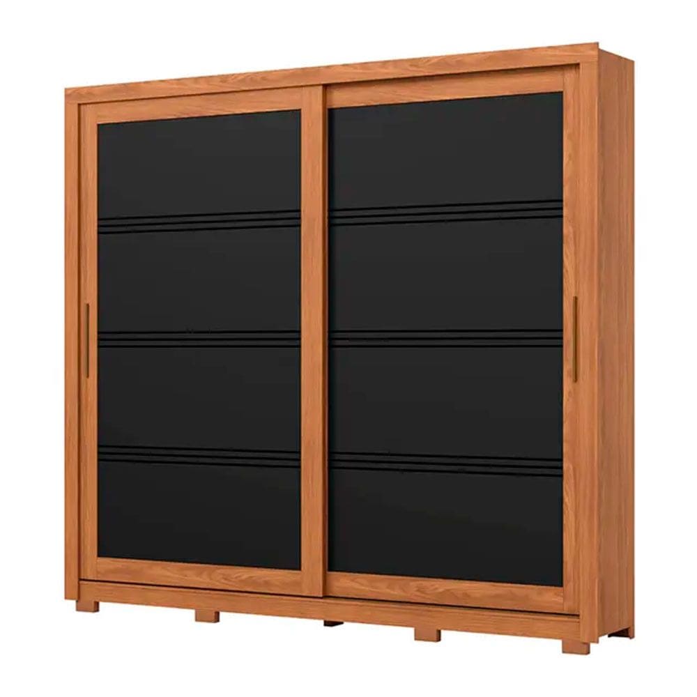 Guarda-Roupa Casal 2 Portas Correr 4 Gavetas Medelín Henn Roupeiro