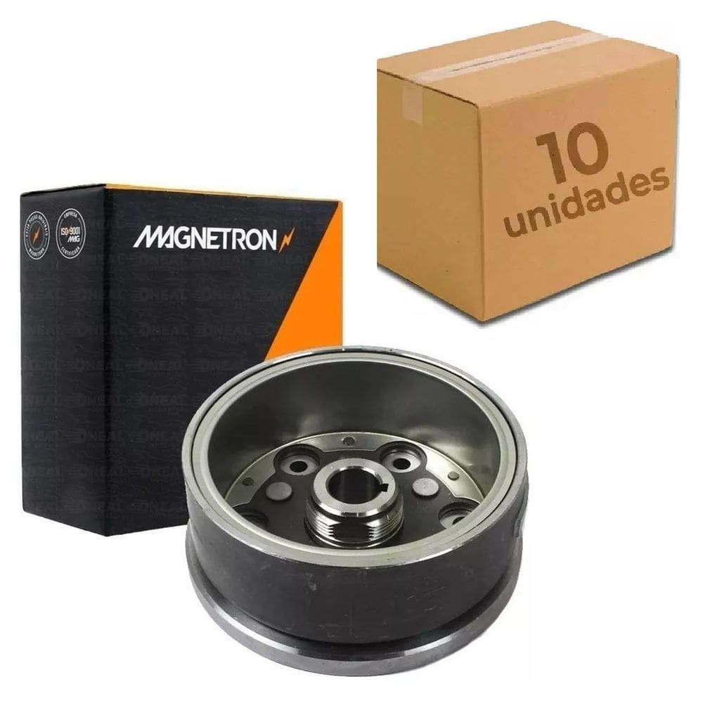 Volante Honda Cg 125 Fan 2009 A 2015 Es Bros 125 Es 2013 A 2015 Magnetron Kit 10 Peças