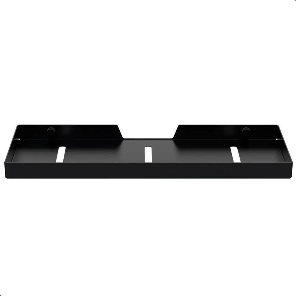 2X Suporte Porta Shampoo Prateleira Preto Fosco De Parede Pl