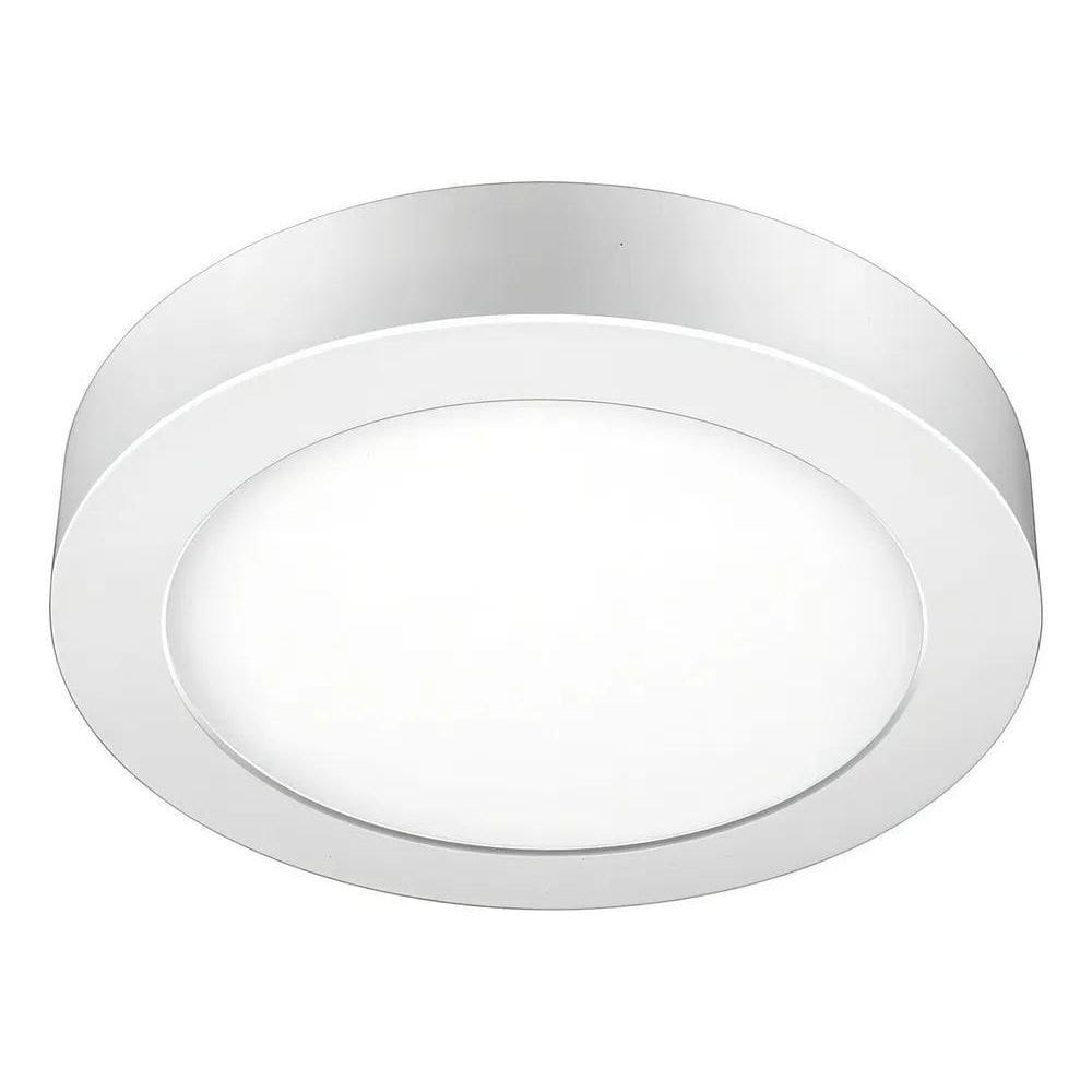 2X Plafon Led Sobrepor Redondo 18W Luz Branca Fria 1350Lm El