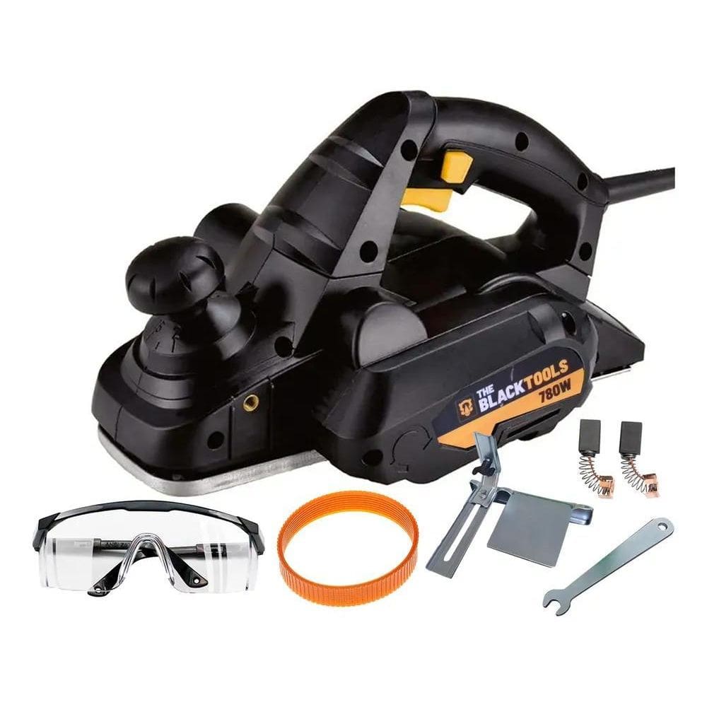 Plaina Elétrica Manual Profissional 780W 16500Rpm