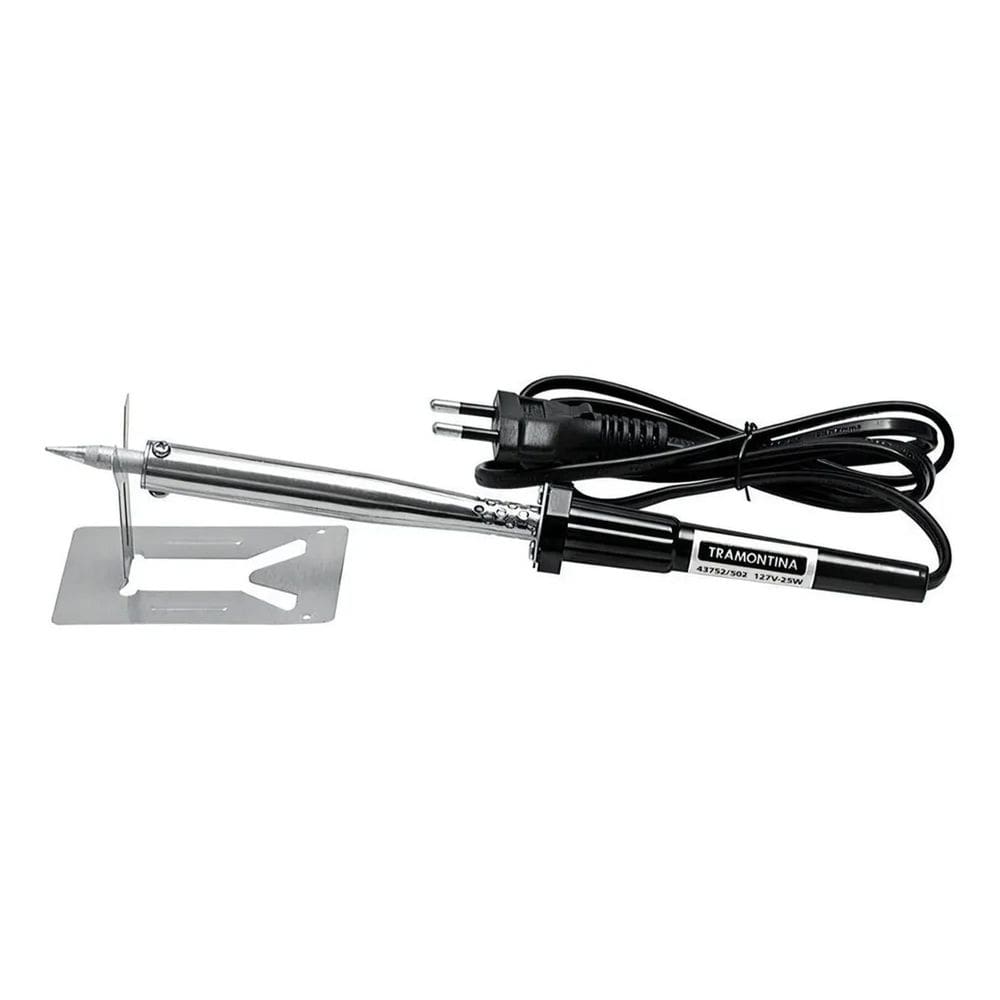 Ferro De Soldar Profissional 70W Suporte Ferro Tramontina