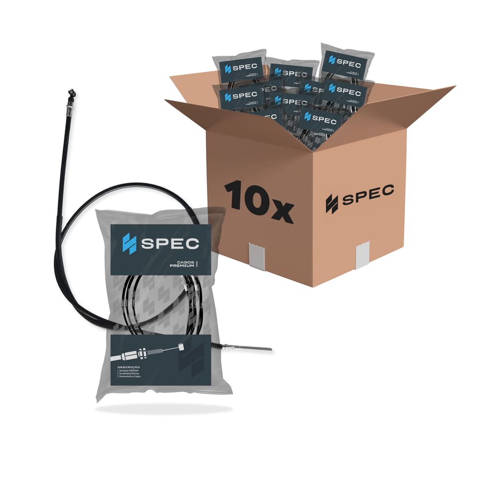 Cabo Freio Moto Cg Titan 1995 A 1999 Kit 10 Pçs