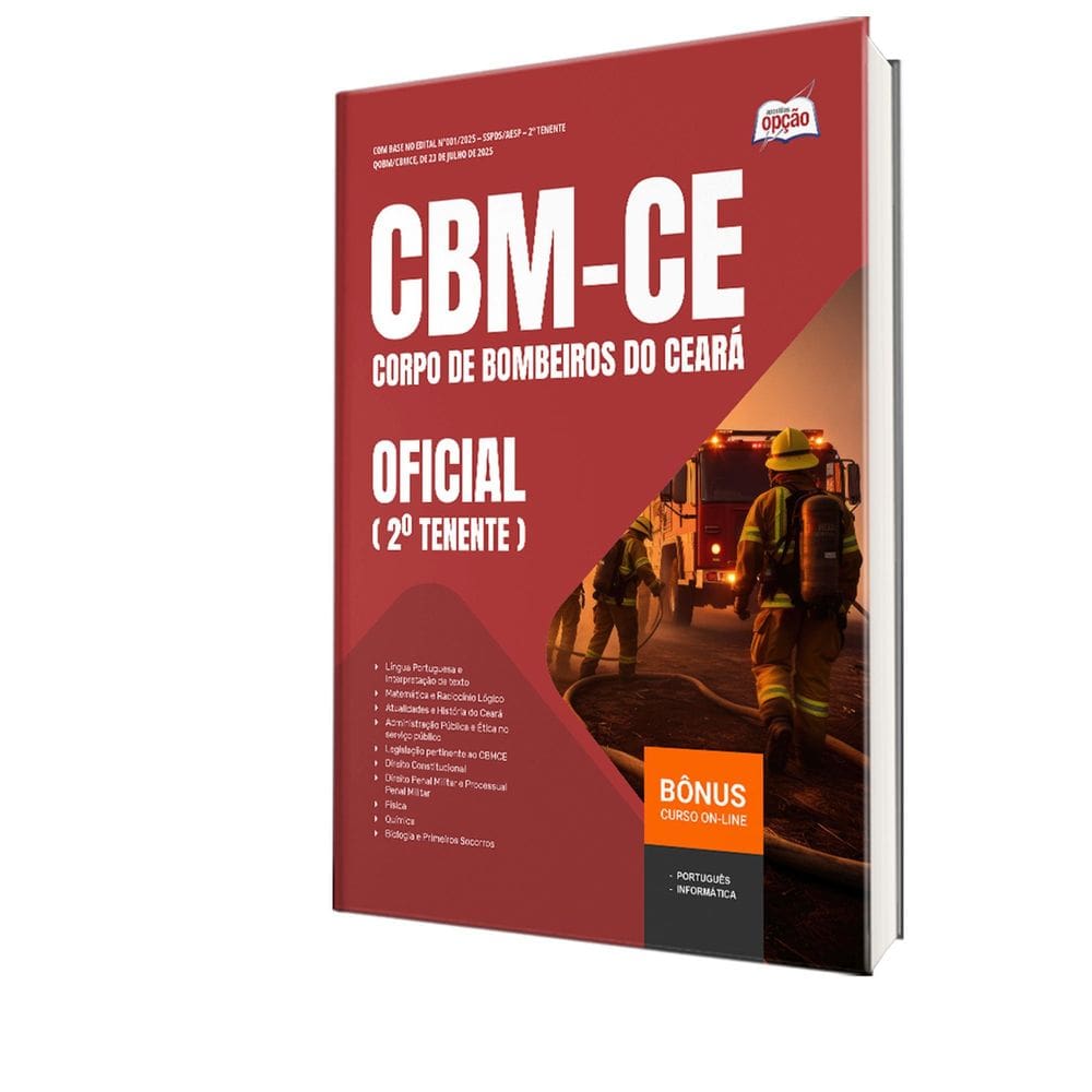Apostila Cbm Ce 2025 - Oficial  2º Tenente