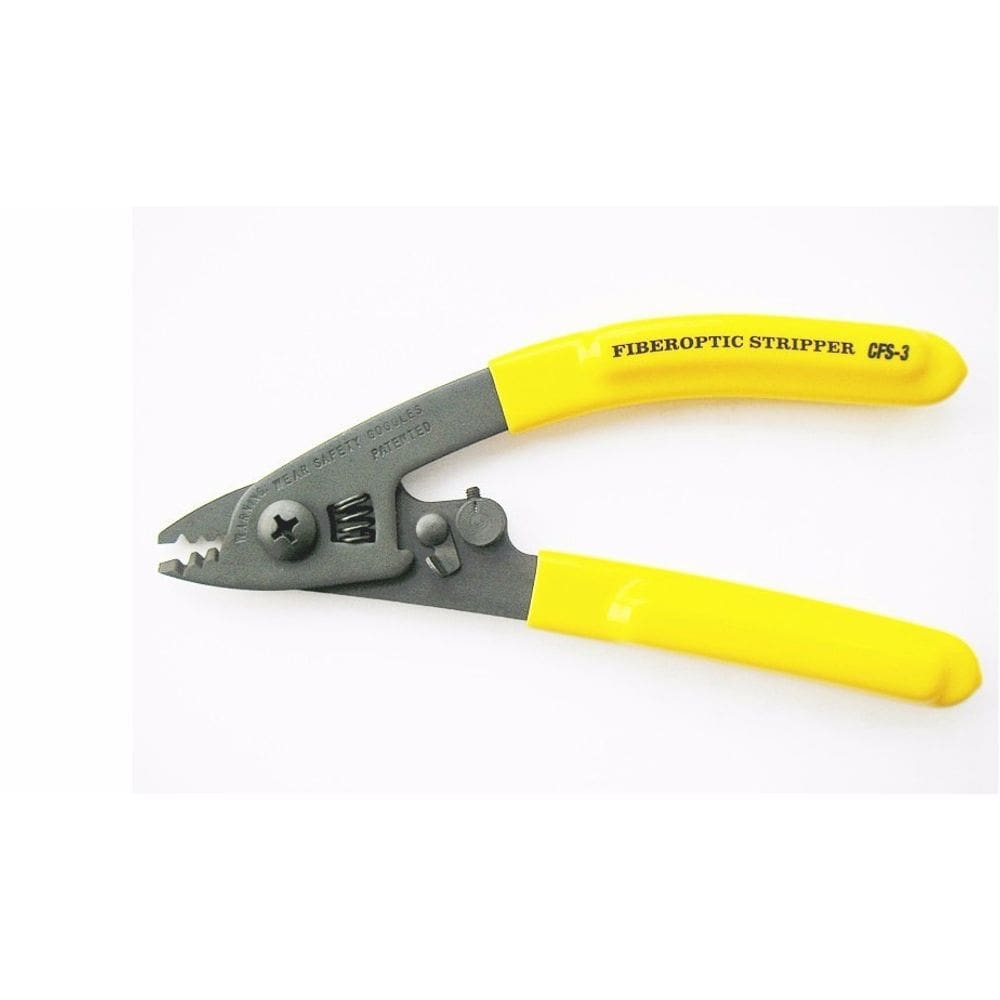 Alicate Decapador De Fibra Óptica 3 Furos Amarelo Cfs-3