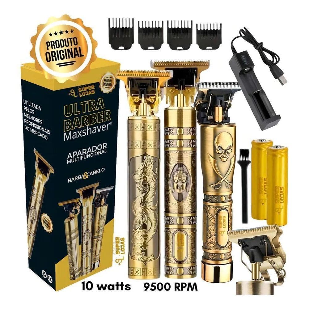 Barbeador Profissional Potente Ultra Maxshave 10W 9500 Rpm