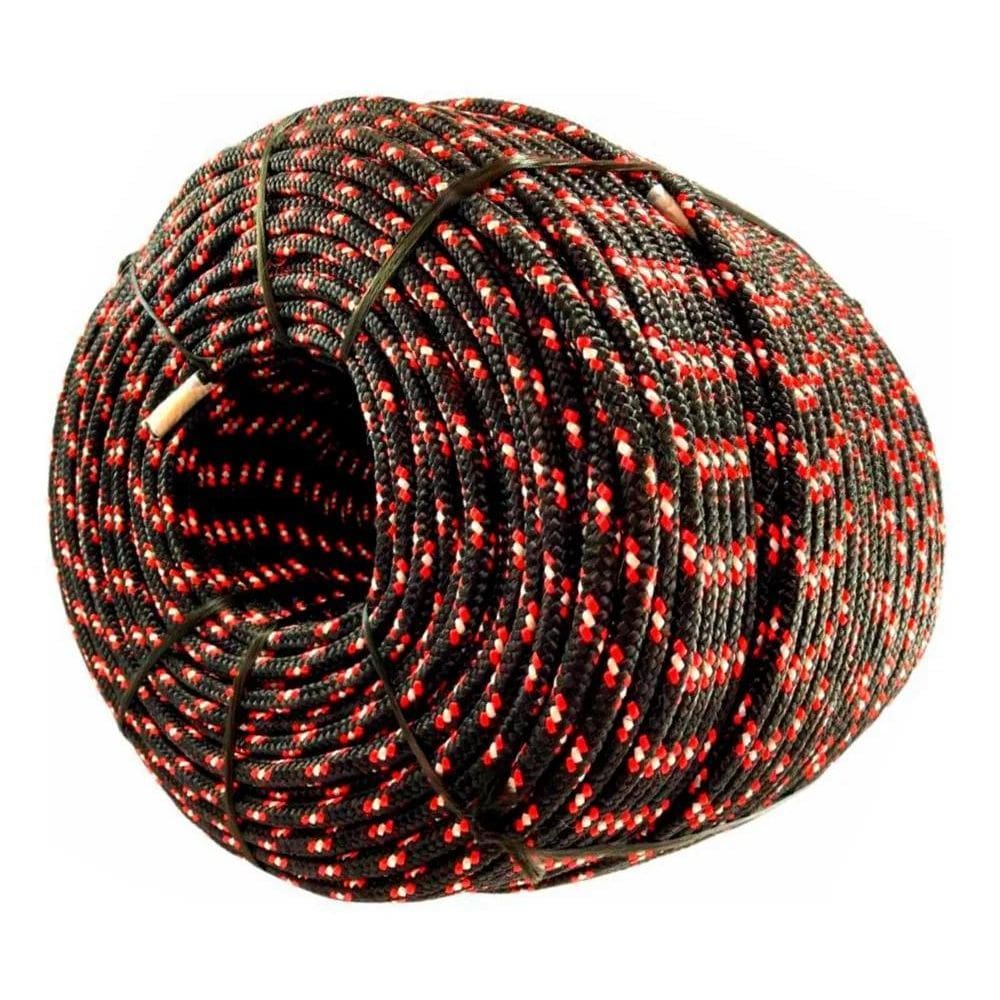 2X Corda Poliester Amarrar Carga Caminhão 8Mm X 220Mts Pt Ve