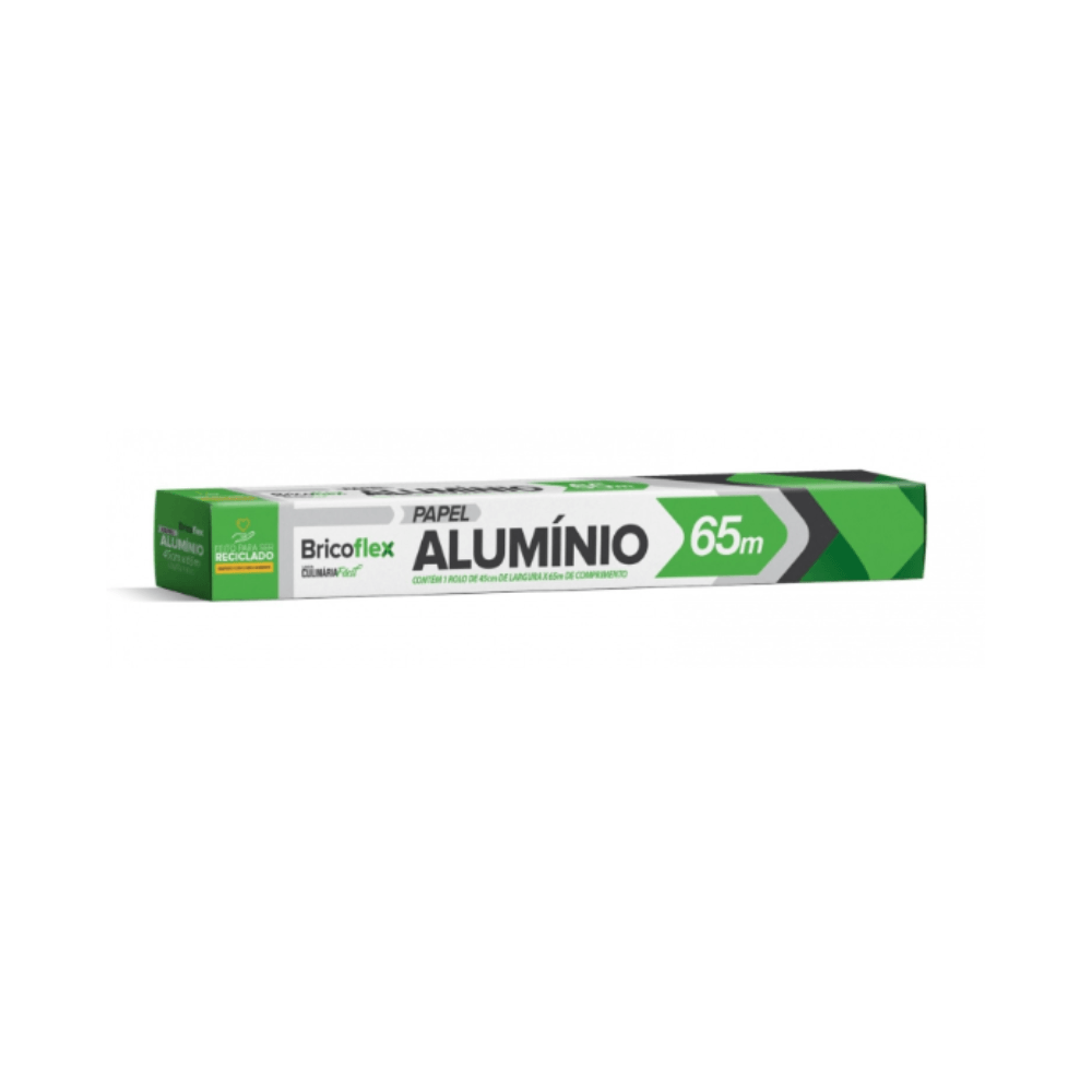 Papel Alumínio Bricoflex 0,45 x 65m Bricoflex