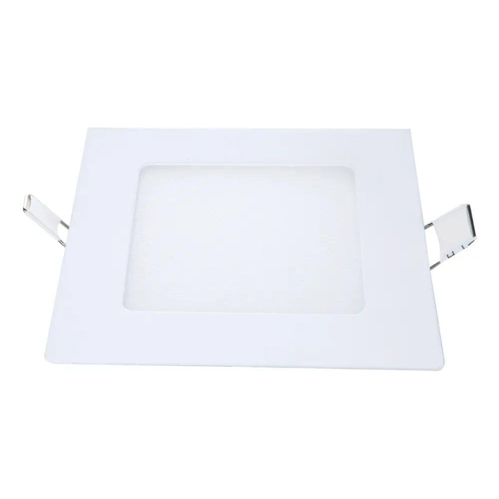 2X Kit 5 Plafon Led Embutir Quadrado 18W 4000K Avant