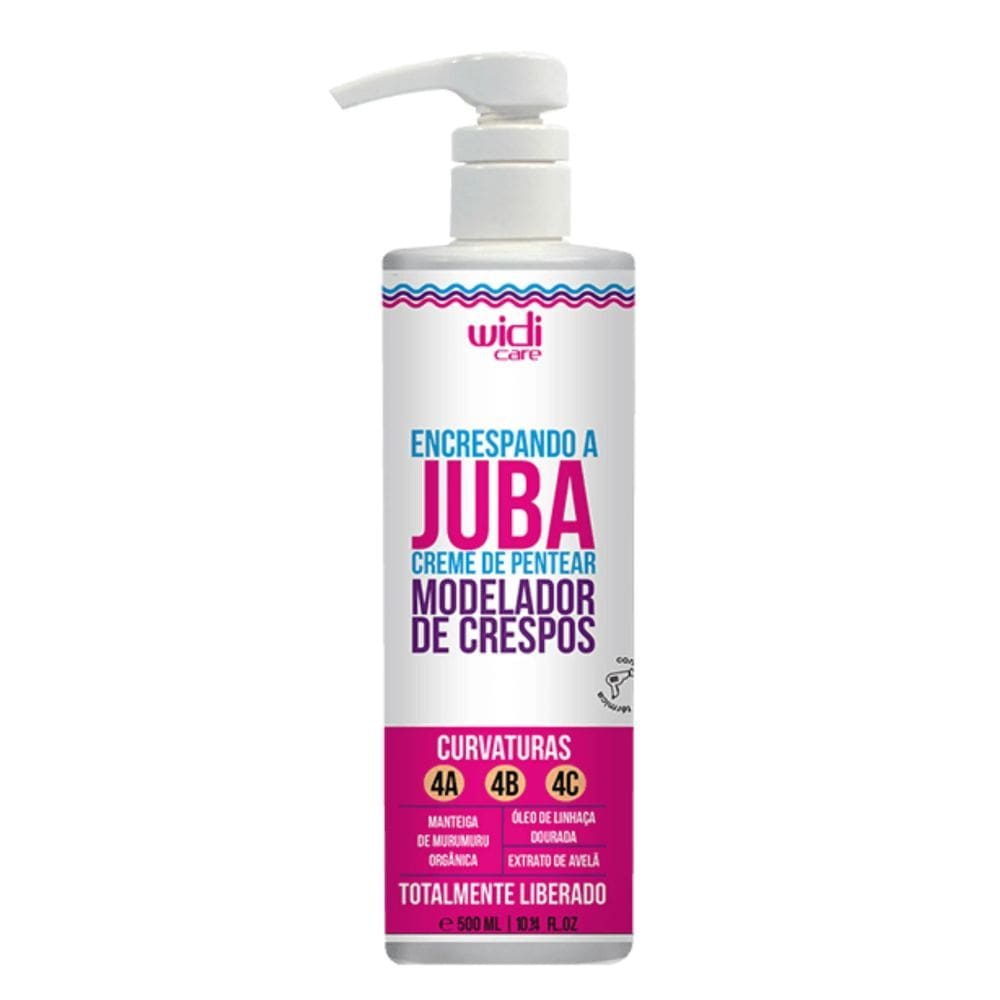 Creme de Pentear Widi Care Encrespando a Juba Modelador de Crespos 500ml