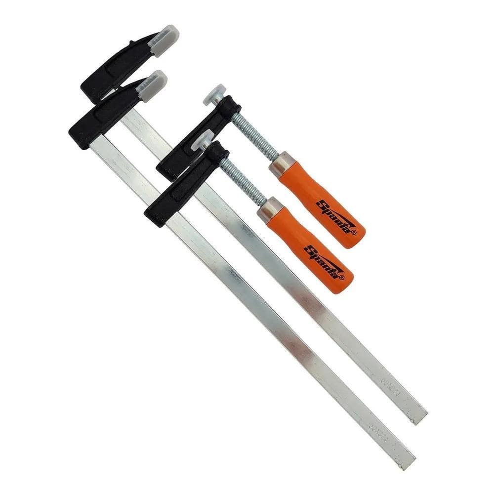 Grampo Sargento Tipo F Aço 300X50X350Mm 12Pol Marcenaria 2Un